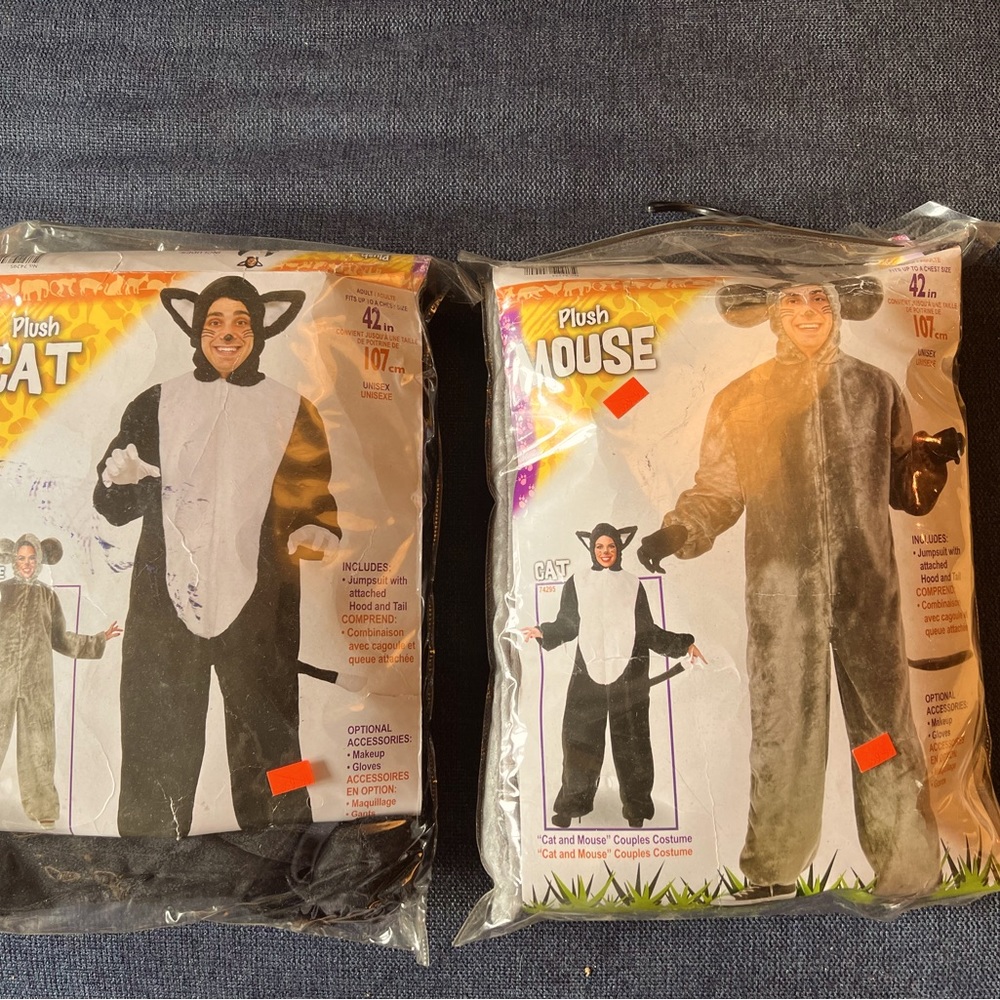 Couples Halloween Costume - Cat and Mouse.